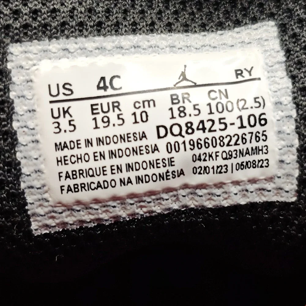 JORDAN 1 MID TODDLER WHITE / GYM‎ RED-BLACK DQ8425 106 SIZE 4C